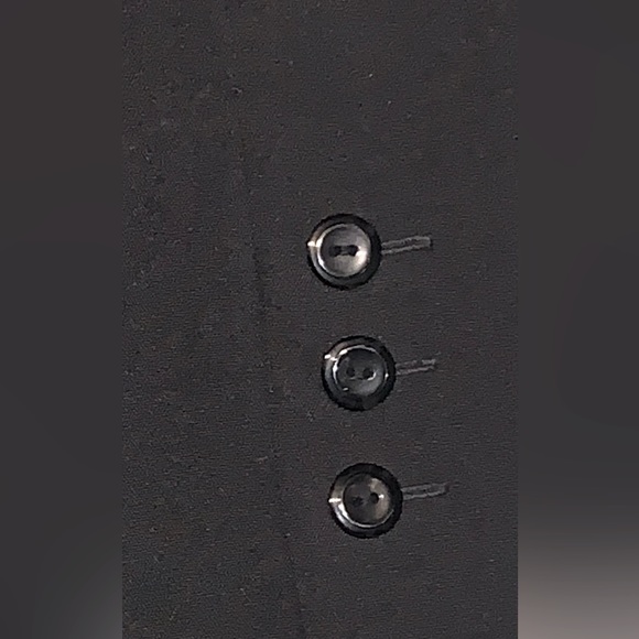 Amy Byer 2 Button Black Blazer - Picture 3 of 6